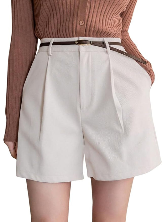 GRECIILOOKS Women’s Western Shorts – Trendy Knee Length Casual Bottoms | Relaxed Fit Summer Shorts for Girls & Women (Available in Plus Size and Combo Pack of 2)